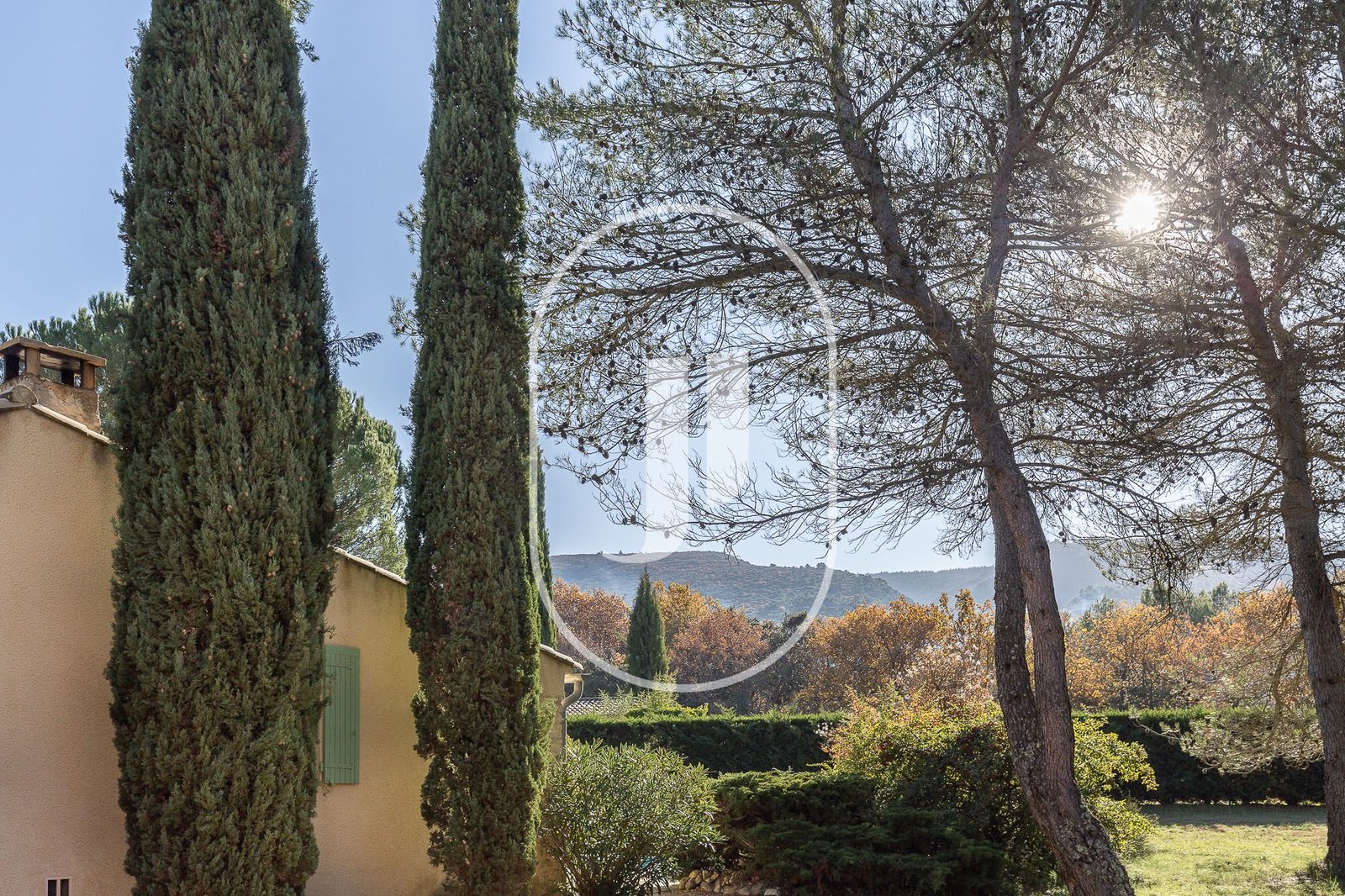 Paysage Luberon depuis le terrain